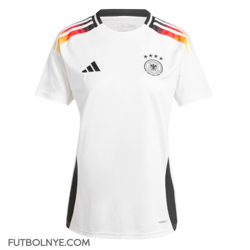 Camiseta Alemania Primera Equipación para mujer Eurocopa 2024 manga corta